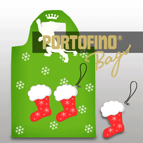Faltbare Tasche Weihnachtsstiefel